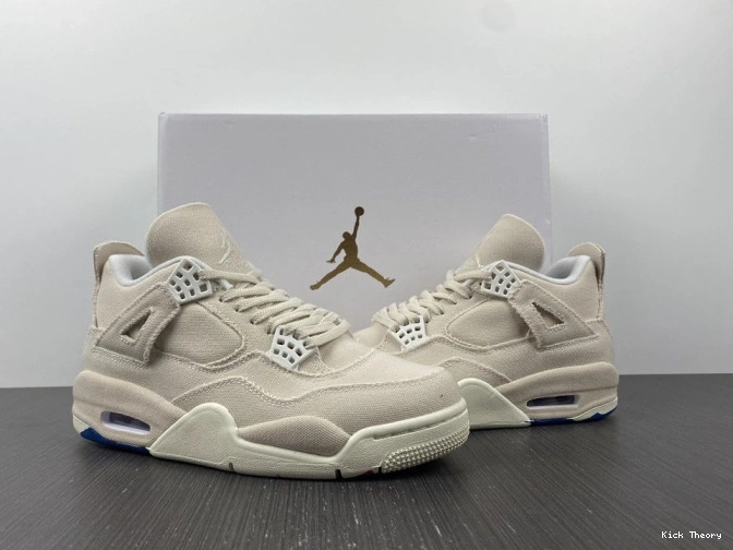 Kicked Out Shoe Store Jordan Blank DQ4909-100 4 (W) Canvas Retro 0712